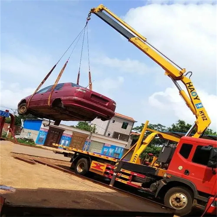 随州吊车吊汽车的正确方法